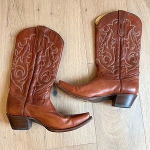 Womens Corral Genuine Leather Boots - handmade - sz 11